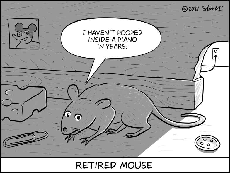 Retired mouse